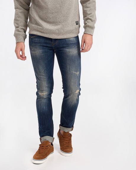 DEAN NORMAL CROTCH SKINNY FIT JEANS ΤΗΣ UNIFORM - 7-UM0048.631.S3.040