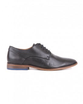 FORMAL LEATHER SHOES ΤΗΣ ROOK - 723 - ΜΑΥΡΟ