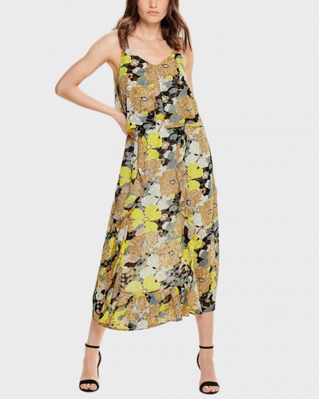 FLORAL PRINTED MAXI DRESS ΤΗΣ ONLY - 15185680