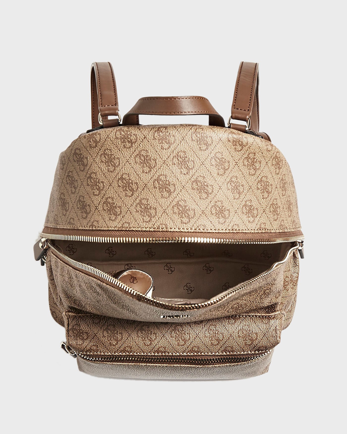 guess leeza large logo backpack