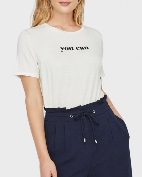FRONT PRINTED T-SHIRT ΤΗΣ VERO MODA - 10227911