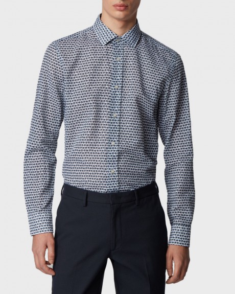 ΠΟΥΚΑΜΙΣΟ PRINTED SHIRT ΤΗΣ BOSS - 50429482 JΟΥ