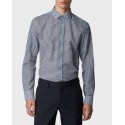 ΠΟΥΚΑΜΙΣΟ PRINTED SHIRT ΤΗΣ BOSS - 50429482 JΟΥ - ΜΠΛΕ