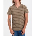 Jack & Jones T-Shirt Striped Split Neck - 12165239 - ΛΑΔΙ