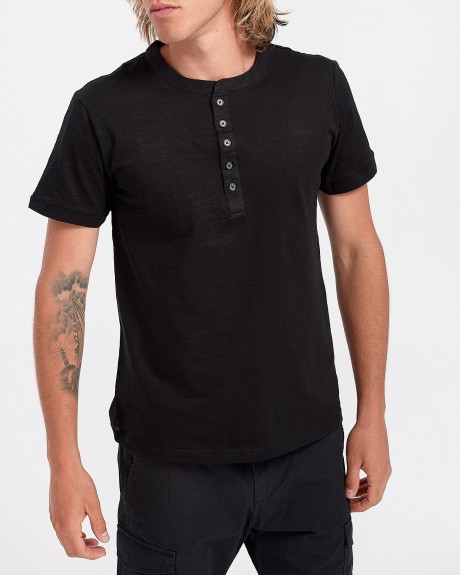 Antony Morato T-Shirt With Contrasting Band Detail - MΜΚS01725/FA100139