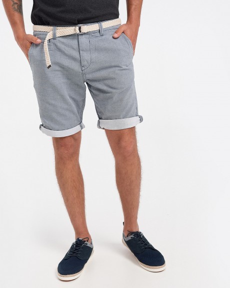 Tom Tailor Βερμούδα Chino Shorts With Belt - 1016953.ΧΧ.12