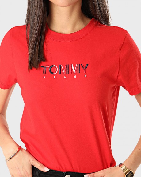 Tommy Hilfiger T-Shirt Logo Print - DW0DW08053