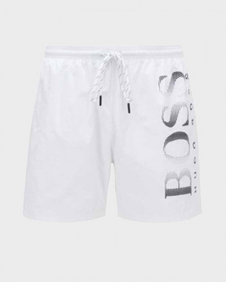 Boss Swim Shorts Logo-print In Technical Fabric - 50371268 OCTOPUS