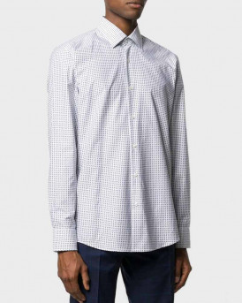 Boss Shirt Micro Print Jango - 50428516 JANGO - ΑΣΠΡΟ