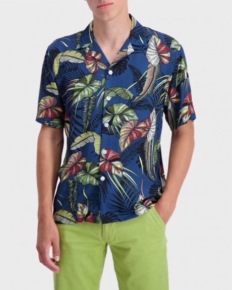 Lindbergh Πουκάμισο Short Sleeved Floral Print - 30-203007