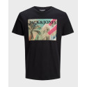Jack & Jones T-Shirt Crew Neck - 12184918 - ΑΣΠΡΟ