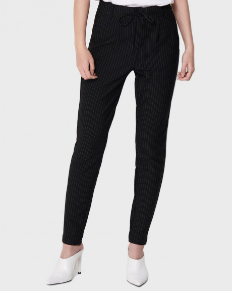 Only Παντελόνι Poptrash Pinstripe Trousers - 15136329