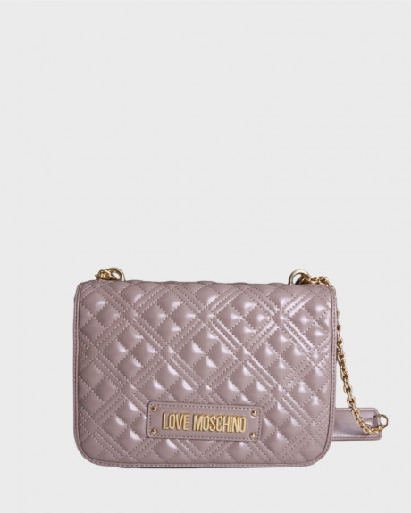 LOVE MOSCHINO QUILTED SHOULDER BAG - JC4000PP1BLA0 