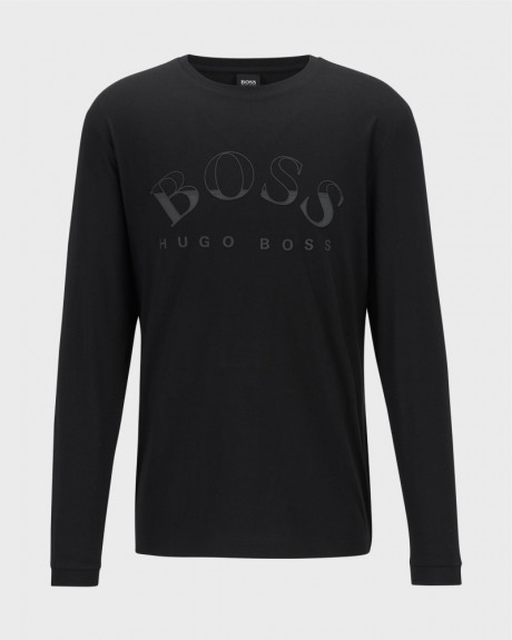 BOSS MΠΛΟΥΖΑ M.M Long-sleeved African-cotton T-shirt - 50435906 ΤOGN1