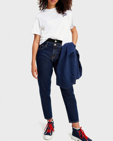 Tommy Hilfiger Tapered Mom Jeans - DW0DW09042