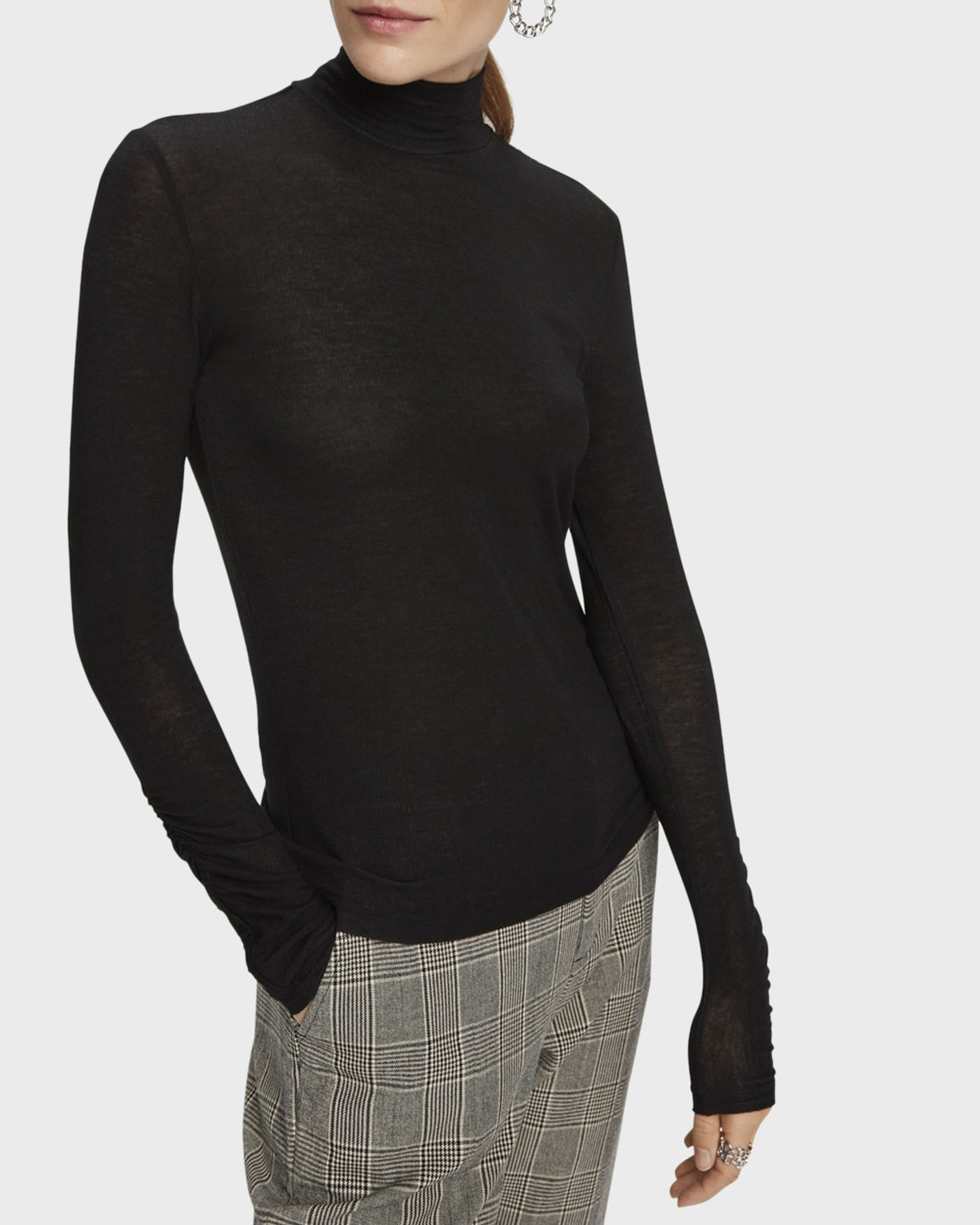 Long Sleeve TENCEL™ Turtleneck T 