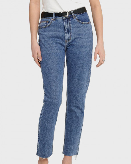 ONLY ΠΑΝΤΕΛΟΝΙ ΤΖΗΝ EMILY HW STRAIGHT FIT JEANS - 15171549