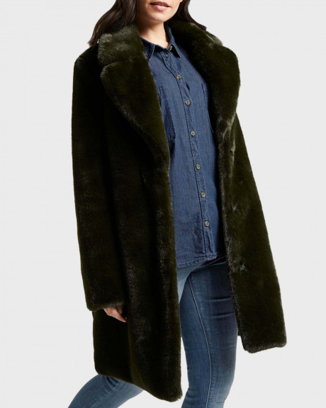 Tom Tailor Γούνινο Παλτό Soft Faux Fur Coat - 1020615.XX.70