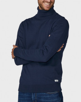 PRODUKT ΖΙΒΑΓΚΟ ROLL NECK JUMPER - 12161156 - ΜΠΛΕ