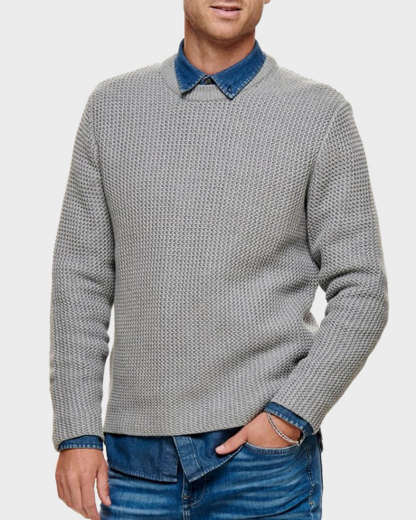 Only & Sons Πλεκτό Τexture Knitted Pullover - 22014431
