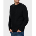 Only & Sons Πλεκτό Τexture Knitted Pullover - 22014431 - ΜΠΛΕ