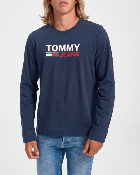 Tommy Hilfiger Mπλούζα Long Sleeve Flag T-Shirt - DΜ0DM09487