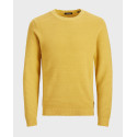 Jack & Jones Πλεκτό Ribbed Essential Sweater - 12157344 ΝΟΟS - ΜΠΛΕ