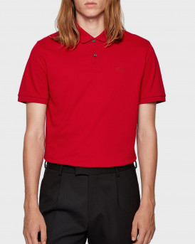 BOSS Regular-fit polo shirt in Pima-cotton pique - 50425985 PALLAS - RED