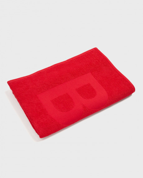 BOSS Cotton-jacquard beach towel with tone-on-tone logo 80Χ160cm - 50446614 SOLID