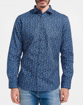 JACK & JONES SHIRT WITH SLEEVES MALE - 12186284 - BLUE ROYALE