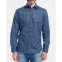 JACK & JONES SHIRT ΜΕ ΜΑΚΡΥ ΜΑΝΙΚΙ - 12186284 - ΡΟΥΑ