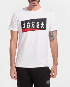 Jack & Jones T-shirt Haun Tee Crew Neck - 12186665 - WHITE