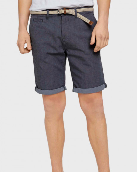 TOM TAILOR Chino shorts with belt - 1024576