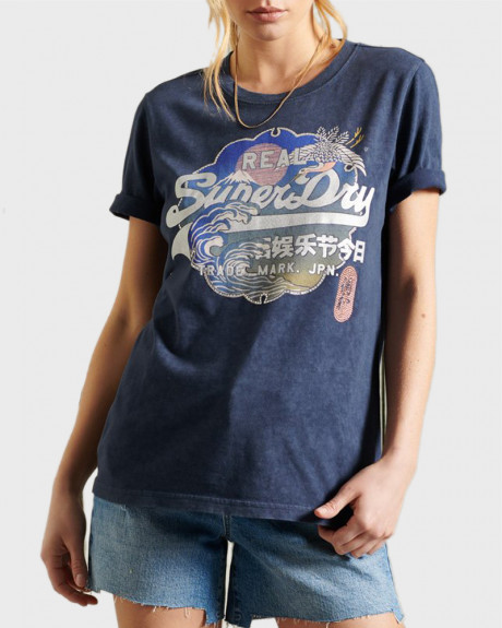 Superdry Μπλούζα Vintage Logo Itago T-Shirt - W1010510Α