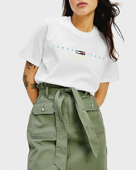 Tommy Hilfiger T-shirt Cropped With Logo - DW0DW09923
