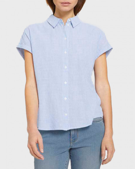 TOM TAILOR Short-sleeved shirt with stripes - 1025401