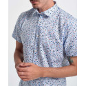 SELECTED MALE SHIRT WITH SLEEVES - 16078961 - ΜΠΛΕ
