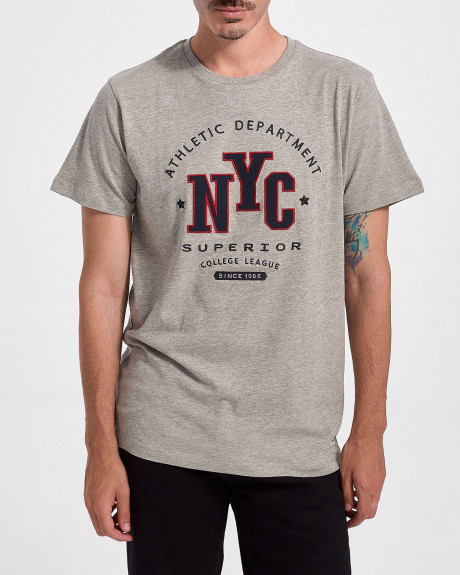 PRODUKT ΜΠΛΟΥΖΑ T-SHIRT MALE KNIT - 12187062