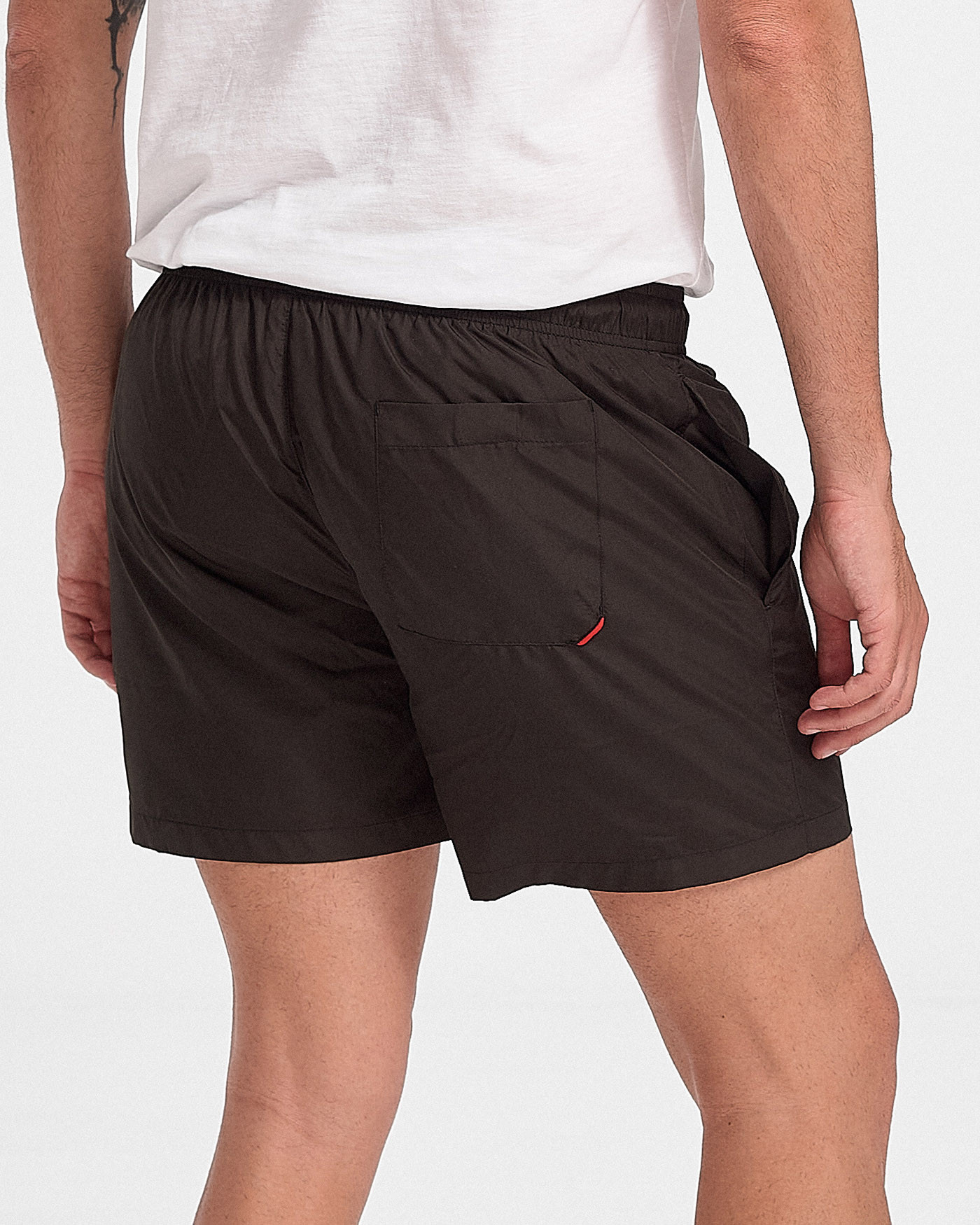 Hugo Short-length logo swim shorts in quick-dry fabric - 50439440 ΗΑΙΤΙ ...