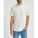 SELECTED REGULAR FIT CHEST POCKET T-SHIRT - 16077329 - ΜΠΕΖ