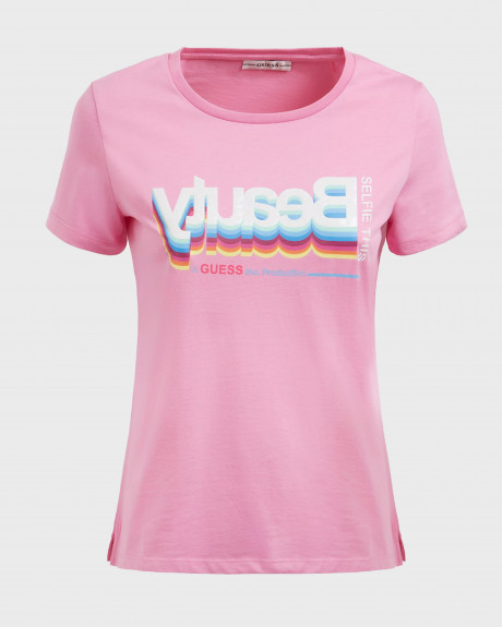 GUESS WOMEN'S T-SHIRT WITH PRINTED - W1RI78I3Z00