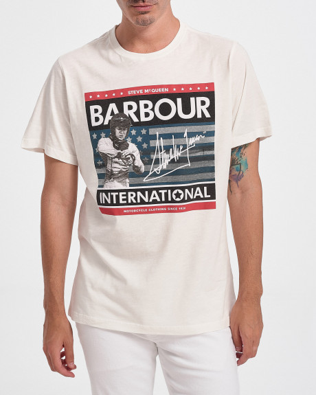 BARBOUR MEN'S T-SHIRT WITH PRINTED - MTS0805