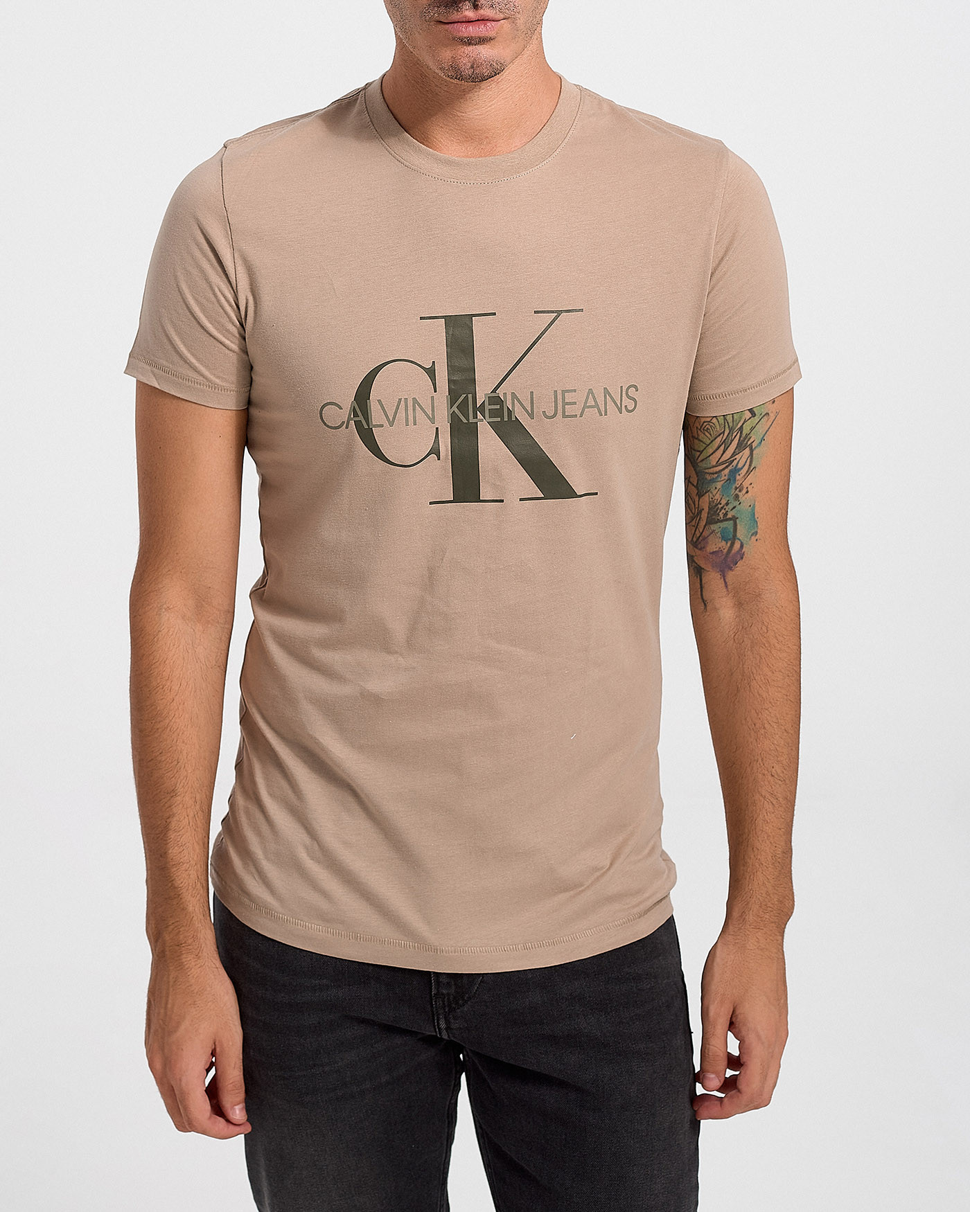 CALVIN KLEIN JEANS SEASONAL MONOGRAM LOGO MEN'S T-SHIRT - J30J317065 -  sagiakos-stores.gr