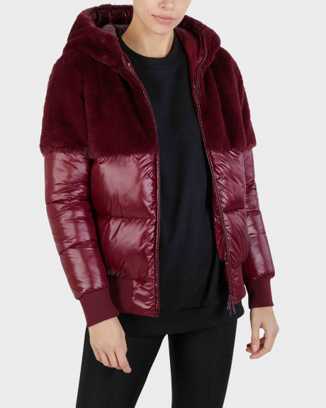 Save the Duck Ginerva Faux Fur Hooded Jacket - D30419W 
