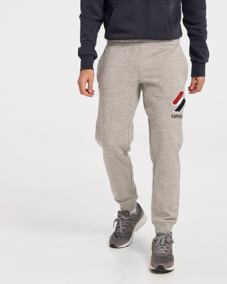 SUPERDRY LOGO MEN'S SWEATPANTS - Μ7010672Α