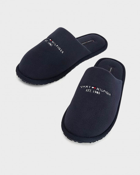 TOMMY HILFIGER LOGO EMBROIDERY HOME MEN'S SLIPPERS - FM0FM03819