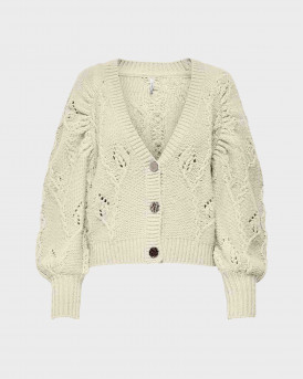 Only Texture Knitted Cardigan Γυναικεία Πλεκτή Ζακέτα - 15236318 - ΜΠΕΖ