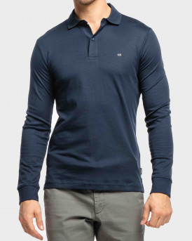 Calvin Klein Polo Liquid Touch Ανδρικό Πόλο - Κ10Κ107091 - ΜΠΛΕ