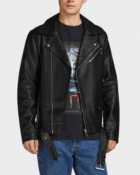 Jack & Jones Faux Leather Jacket Ανδρικό Μπουφάν - 12198155