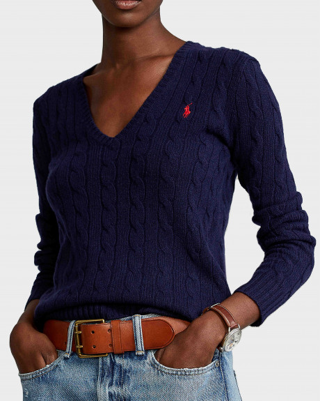 Polo Ralph Lauren Cable Wool-Cashmere Jumper Γυναικείο Πλεκτό - 211508656009